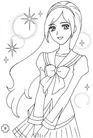 Miki from marmalade boy coloring pages for kids, printable free. Cool Anime Cat Boy Shefalitayal