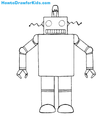 You could find here a large collection of how to draw images such as animals, birds, things, house, flower, butterfly, etc. How To Draw A Robot For Kids Easy Drawing Tutorial