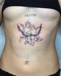 Nina Chwelos On Instagram Heaven Stick N Poke Not By Me Minimalist Tattoo Body Art Tattoos Stick Poke Tattoo