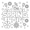 Coloring is good for your kid's motor skill and creative this picture can be a good option for your kid to learn coloring simple flowers. 1