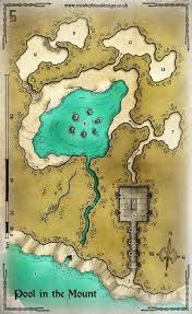 Map Monday Pool In The Mount Fantasy Map Cartography Map Dungeon Maps