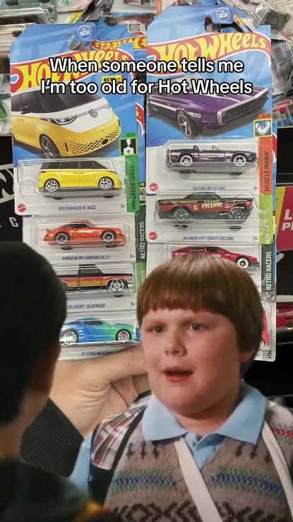 Never too old for Hot Wheels #Meme #MemeCut #hotwheels | TikTok