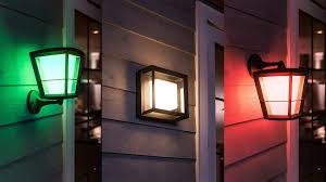 Philips hue is a line of color changing led lamps and white bulbs which can be controlled wirelessly. New Philips Hue Outdoor Add It To Your Loxone Knx Home