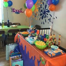 20 Latest Beautiful Dining Room Table Cover Ideas In A February 2019 Slime Party Paintball Birthday Party Slime Birthday