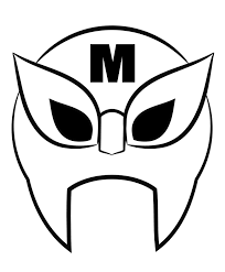 Does anybody have any information on this process or any recommendations for a professional company or mask creator who i could contact for creating a custom luchador mask? Luchador Mask Coloring Page Free Printable Coloring Pages For Kids