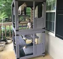 Aivituvin-AIR22 Cat House , Outdoor Cat Catio (Inner Space 13.2ft²)