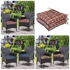 Set Of 2 Made In Usa Outdoor Indoor Pretty Wicker Seat Cushion Seat Pad Ebay Patio Furniture Cushions Outdoor Furniture Sets Indoor Chairs