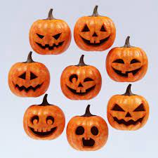 3 great looking pumpkin faces and a simple perspective tutorial to add depth and interest to your drawing. 3d Halloween Pumpkin Faces Turbosquid 1575569