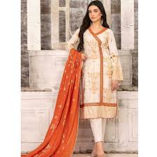 Khawaja Embroidery Store Shared A Photo On Instagram Summer S Collection Gold Pearl Printed Pure Lawn 3 Pc Dress Embroidery Store Pure Products Kimono Top