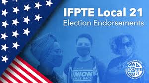 IFPTE Local 21 Past Endorsements