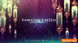 Make social videos in an instant: Videohive Ramadan Kareem Title Free After Effects Templates After Effects Intro Template Shareae