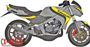 Selain itu, motor ini bisa menambah percaya diri terhadap lelaki. Gambar Sketsa Motor Drag Ninja Rr Pedro Gambar