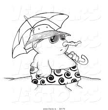 Simply do online coloring for spiderman versus sandman coloring page directly from your gadget, support for ipad, android tab or using our web feature. Vector Of A Cartoon Sandman On A Beach With An Umbrella Outlined Coloring Page By Toonaday 22176