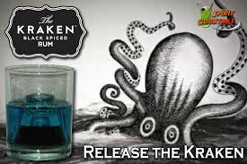 This dark 'n' stormy cocktail looks impressive and tastes amazing! Kraken Dark Spiced Rum Release The Kraken Spirit Cocktails