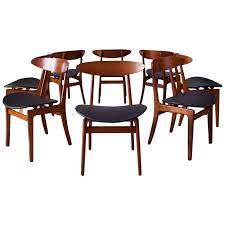 Set Of Eight Sculptural Danish Teak Dining Chairs By Vilhelm Wohlert For Soborg In 2021 Dining Chairs Teak Dining Chairs Dining Room Chairs