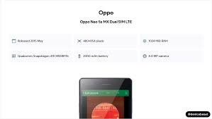 Oppo Neo 5s MX Dual SIM LTE Image ...