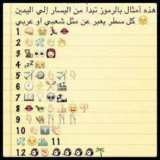 امثال على شكل رموز طريقة كتابة الامثال دلع ورد