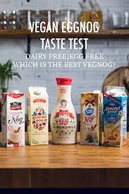 The holiday nog even tastes a touch eggy like traditional nog, despite being free of top allergens. Vegan Eggnog Taste Test Make It Dairy Free