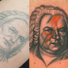 Amazing update to my 21 year old J.S. Bach tattoo by Hong at Antz Tattoos  in Arcadia, CA. : r/tattoos