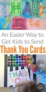 Thank you cards are a great way to show others how grateful you are for having them join you during an important time in your life. Thank You Cards For Kids Make One And Copy It