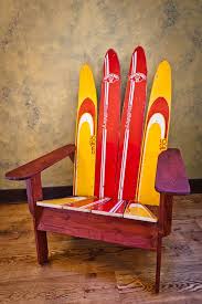 Vintage Waterski Chair Water Ski Decor Lake Cottage Decor Water Skiing