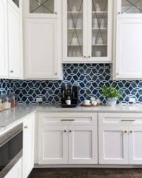 11 Fresh Kitchen Backsplash Ideas For White Cabinets In 2020 Blue Backsplash Kitchen Kitchen Cabinet Design Kitchen Remodel