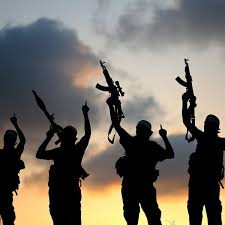 The standard fluttered from the roof of the courthouse in benghazi, where the country's. Black Flags And Balaclavas How Jihadists Dress For Imaginary War