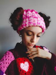 Pucca Beanie Crochet Pattern for Space Buns and Pigtails