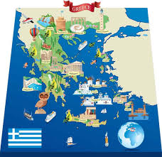 Tienda de mapas plastificados, imantados, magnéticos, corcho, enmarcados. Mapa De Grecia Mapas Politicos Y Fisicos Para Estudiantes Y Turistas