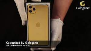 Iphone 11 pro max customised as per choice. 24k Gold Iphone 11 Pro Gold Iphone Pro 24k Gold Iphone Pro Max Goldgenie Video Youtube