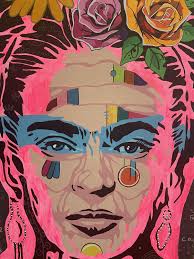 frida que calor de benoit martin (2023): Pintura Acrílico en Lienzo