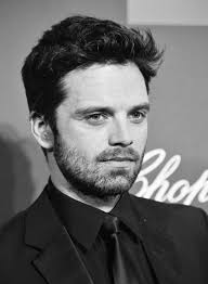 BLACK AND WHITE SEBASTIAN STAN