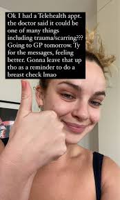 Abbie Chatfield brought to tears over health scare: 'Freaking out'