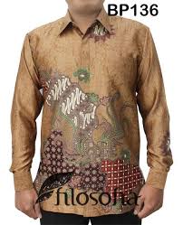 Rm 60 *tidak termasuk wang post. Kemeja Batik Pria 136 Batik Filosofia Kemeja Batik Pria