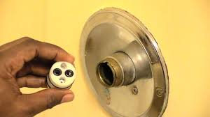 The repair for a valley shower is fairly similar to that of the old style single handle valley faucet. Fix Leaky Shower Bath Faucet Replace Shower Cartridge Youtube