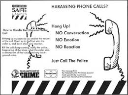 Image result for harassing calls or messages