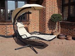 Deluxe Helicopter Swing Chair Hammock Stand Garden Outdoor Sunshade Lounger Seat Hammock Chair Hammock Stand Swinging Chair