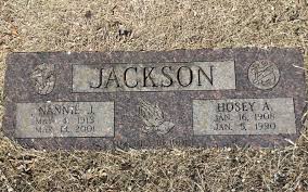 Nannie Jane Cox Jackson (1913-2001)