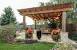 Flagstone Patio With Grass