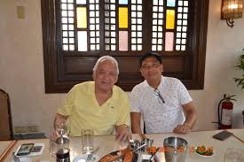 The "Godfather" of the Pangasinan Vice-Mayor League, former San Manuel Mayor  & Vice-Mayor's Salvador Perez, Jr. and the "Litigation Lawyer-Vice-Mayor"  of Laoac Atty. Nelson Valdez Gayo first meeting at Dagupena Resto (the