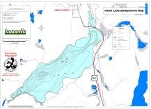 Fishing Maps Wawa Area Lake Bottom Contours Depth Charts