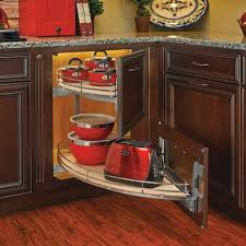 Yorktowne cabinetry corner base cabinet pull out. Amerhart 582 Series The Curve Soft Close Blind Corner Cabinet Organizer