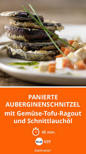 Panierte Auberginenschnitzel Rezept Auberginen Rezepte Eat Smarter Rezepte