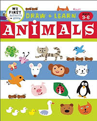 Learn to draw elephants, giraffes, frogs, dogs, cats, cows and many more!: Amazon Com Draw Learn Animals My First Activity Books 9781609050948 Ziefert Harriet Roitman Tanya Books