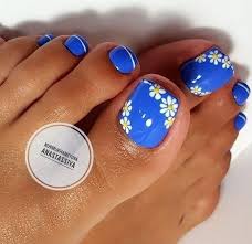 Black And Blue Toe Nail Designs Nail Design Red And Black Nail Art Has Turned Out To Be One Of The Finest Fashion Accessories You Can Add To Summer Toe Nails Flower Toe Nails Cute Toe Nails