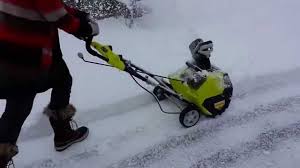 Ryobi 40v Battery Snow Blower Youtube
