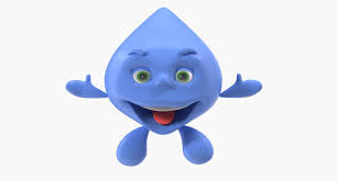 Cartoon Character Water Drop 3d Model Turbosquid 1247263 Cartoon Cartoon Characters Character