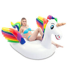 Inflatable unicorn pool toy | floating ride on float swim summer holidays kids. Buy Pool Floats For Kids Unicorn Pool Float With With Rapid Valves Inflatable Floaties Tube Swim Ring Durable Water Float Summer Beach Outdoor Swimming Pool Party Decorations Toys For Children Toddlers In Cheap