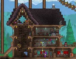 Build something big together, or destroy the other guy's base. My Expert Hardmode Base Town Terraria House Ideas Terraria House Design Terrarium Base