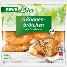 rewe bio roggenbrotchen 6 stuck lebensmittel essen rewe lebensmittel